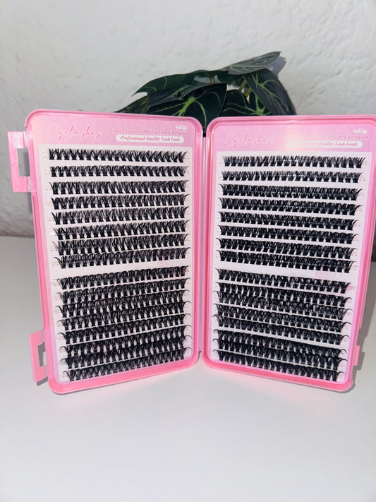 640PC 50D+60D Lash Cluster