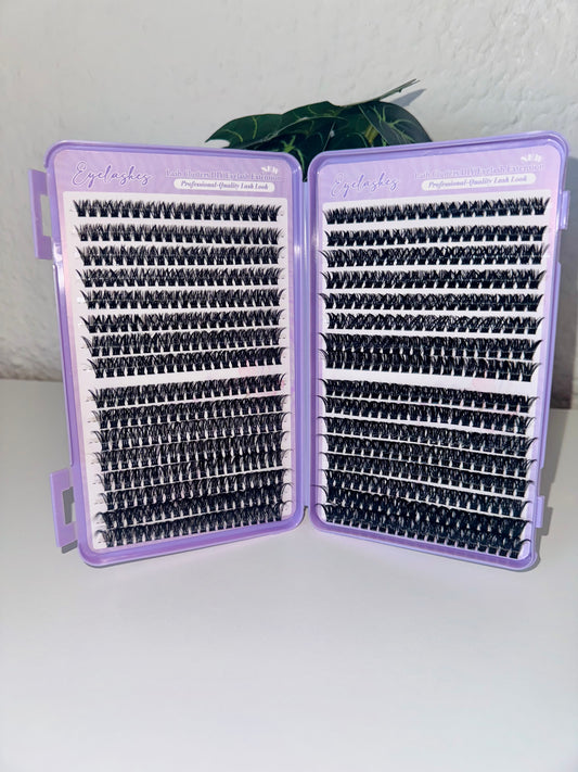 640PC 60D+80D Lash Cluster